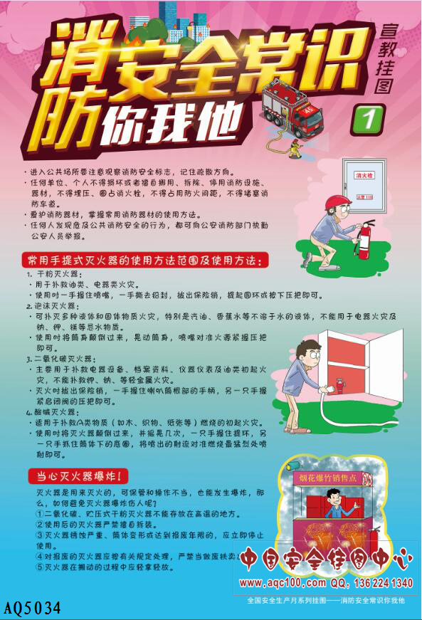 消防安全常识你我他宣教挂图-AQ5034