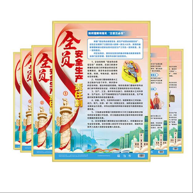 全员安全生产责任制宣教挂图-ZAG0198 