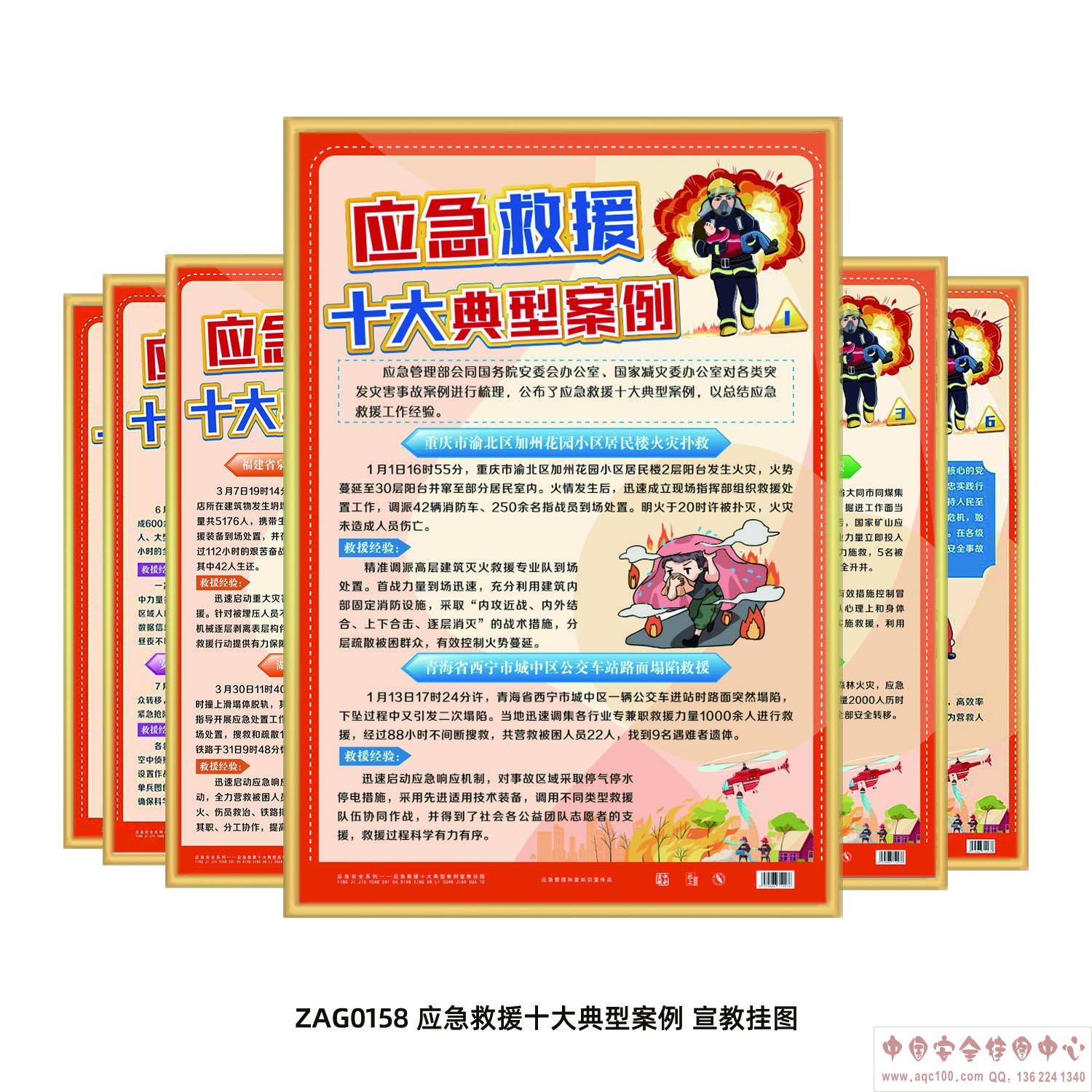 应急救援十大典型案例宣教挂图-ZAG0158 
