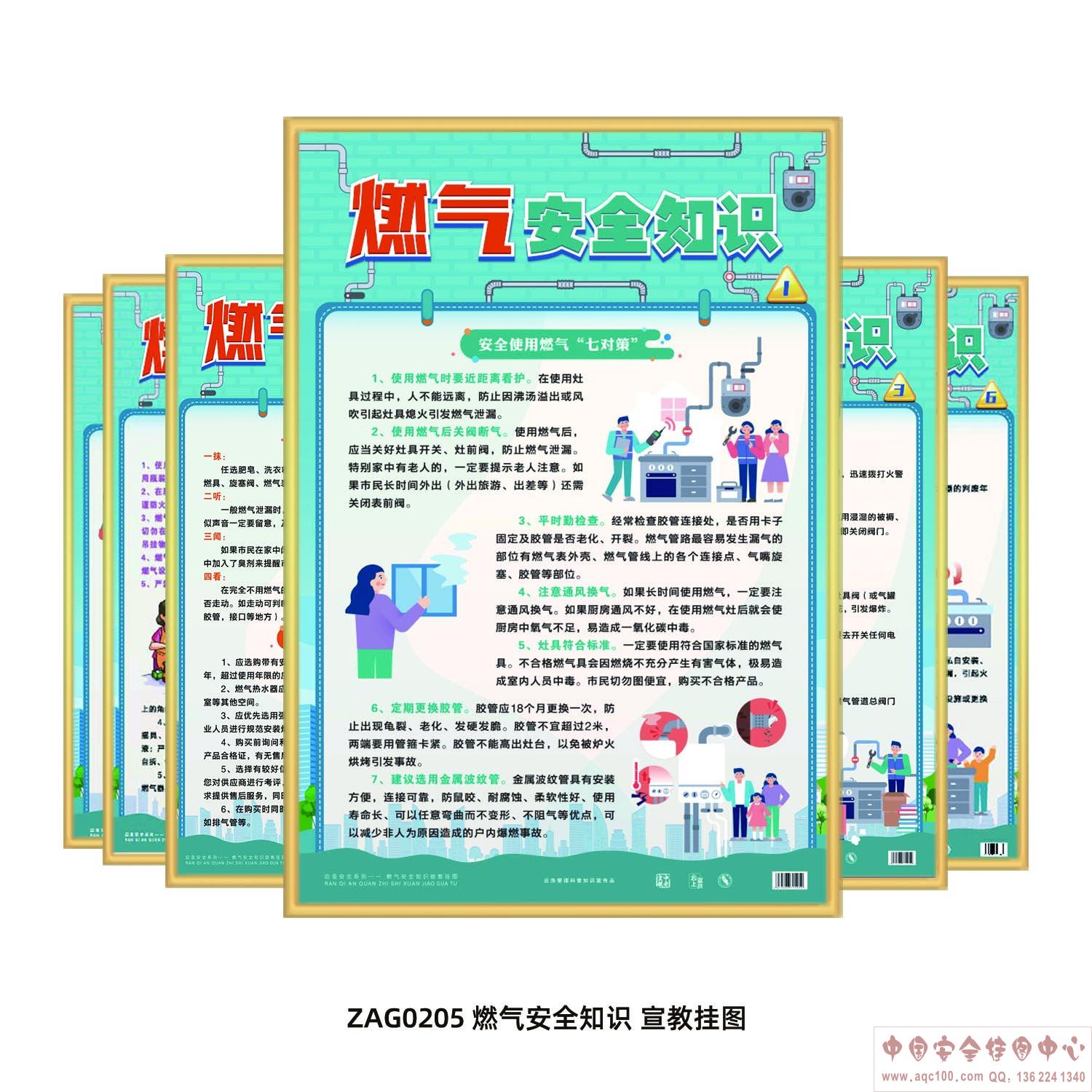 燃气安全知识宣教挂图-ZAG0205 