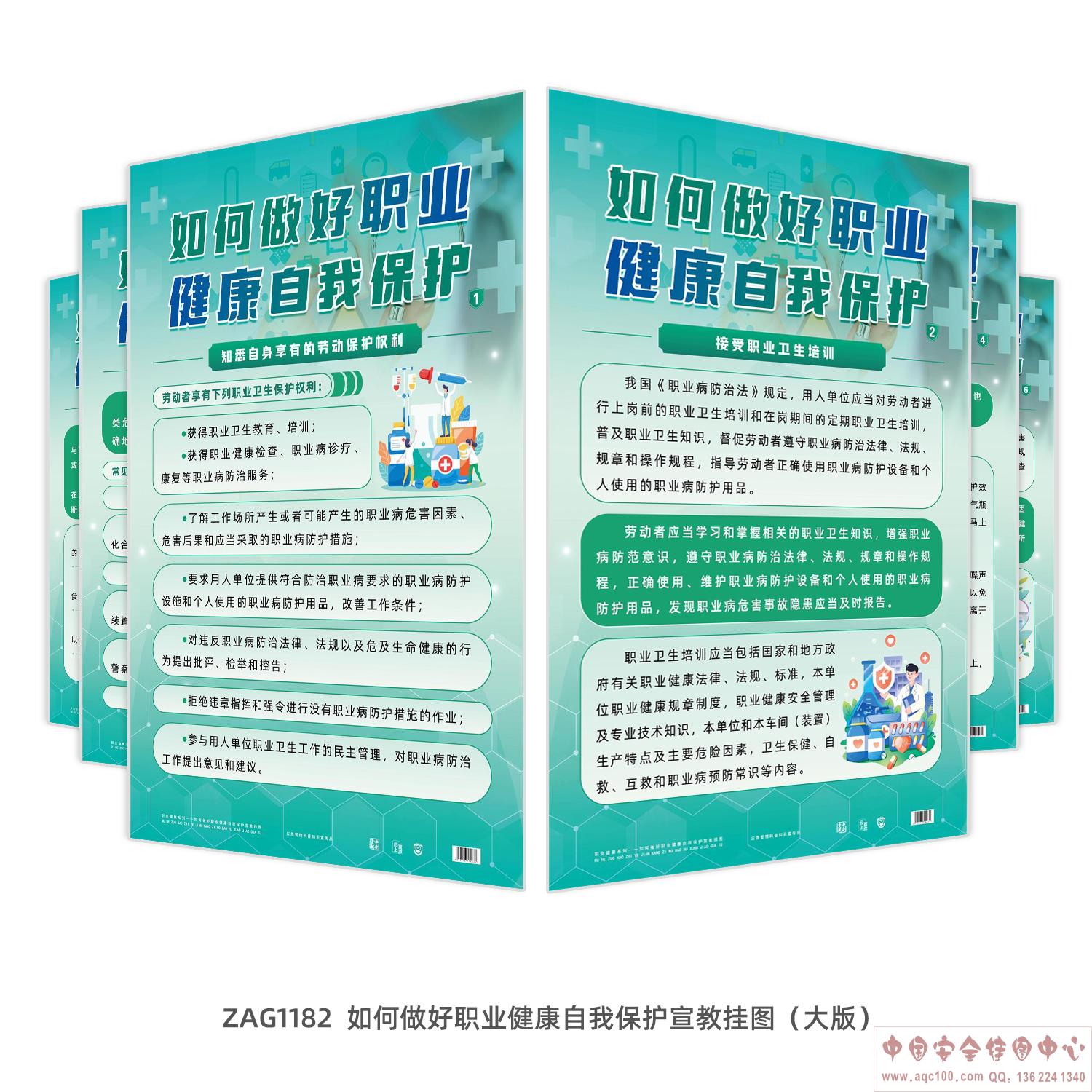ZAG1182 如何做好职业健康自我保护宣教挂图_画板 1