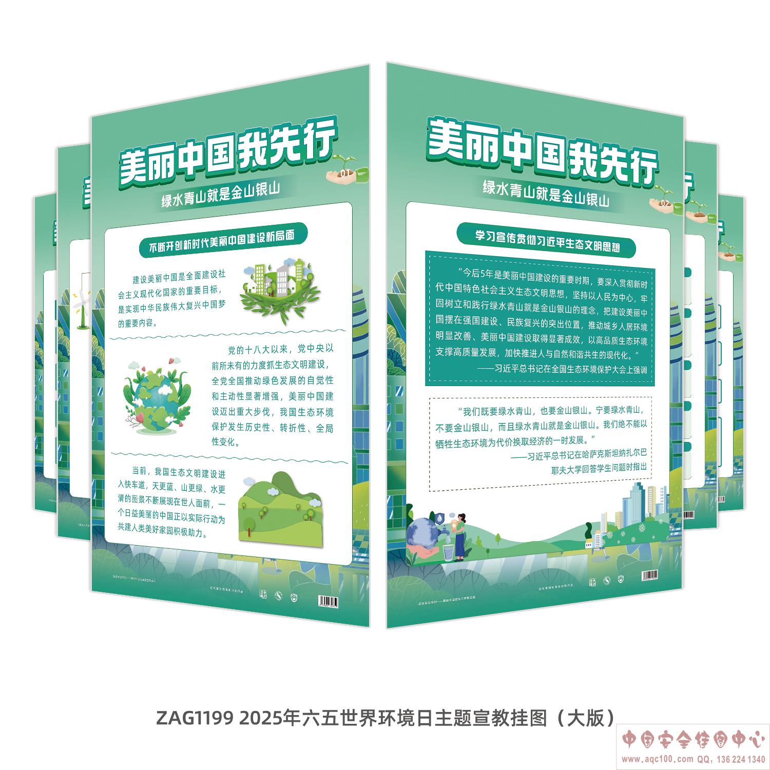 2025年六五世界环境日主题宣教挂图（大版）-ZAG1199
