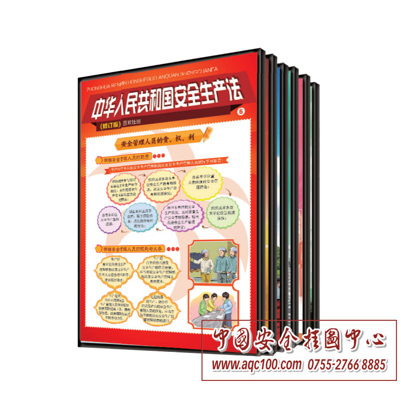 安全生产法宣传挂图展板最新修订竖版