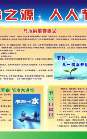 节约用水宣传栏-XC061