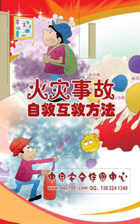 火灾事故自救互救方法宣传折页-ZY031
