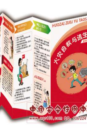 火灾自救与逃生宣传折页-ZY063