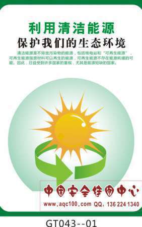 环保节能宣传挂图-GT043