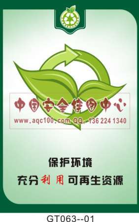 资源再生环保挂宣传图-GT063
