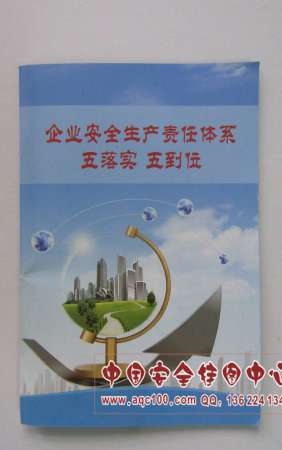 企业安全生产责任体系五落实五到位图书-TS003