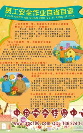 员工安全作业自省自查宣传单-DZ052