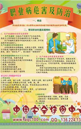 职业病危害及防治宣传单-DZ066
