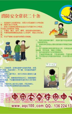 消防安全常识二十条宣传单-DZ070