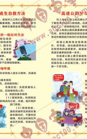 交通安全我知道宣传折页-ZY066