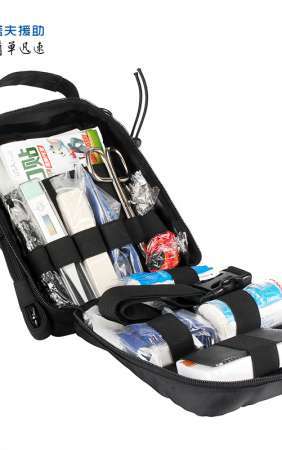 户外应急牛津布急救箱蓝夫LF-12203