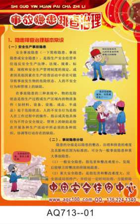 事故隐患排查治理宣传挂图-AQ713