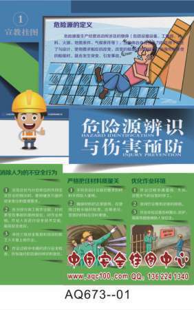 危险源辨识与伤害预防宣传挂图-AQ673