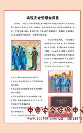 企业安全生产责任体系五落实五到位宣传单100张起订四色印刷-DZ079