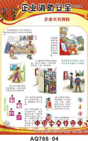 企业消防安全宣传挂图-AQ766