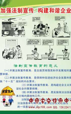 企业法制普法宣传挂图-AQ773