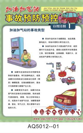 加油加气站事故预防预控宣传挂图-AQ5012