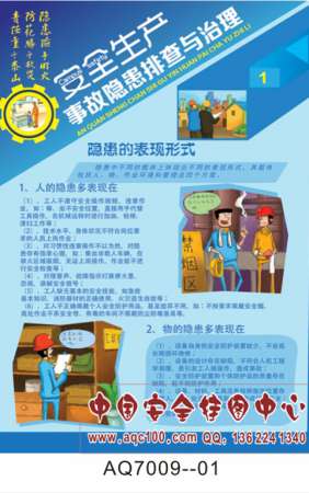 安全生产事故隐患排查与治理宣传挂图-AQ7009