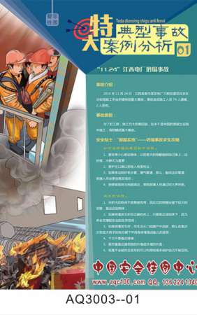 2017版特大典型事故案例分析警示宣传挂图-AQ3003