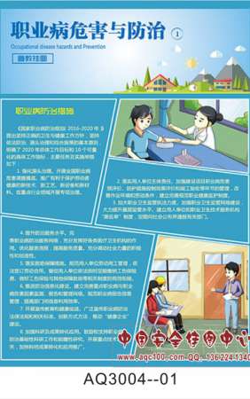 职业病危害与防治宣传挂图-AQ3004