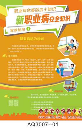 新职业病安全知识宣传挂图-AQ3007