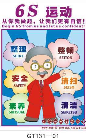 6S管理(漫画版)挂图-GT131