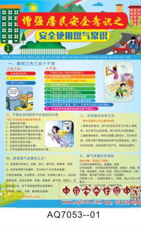 增强居民安全意识宣传挂图-AQ7053