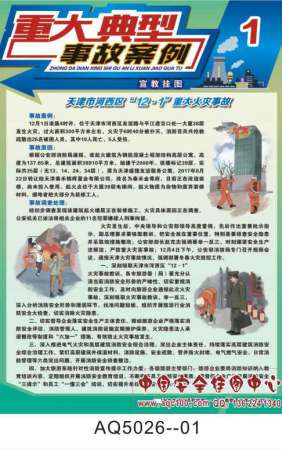2018年重大典型事故案例宣传挂图-AQ5026